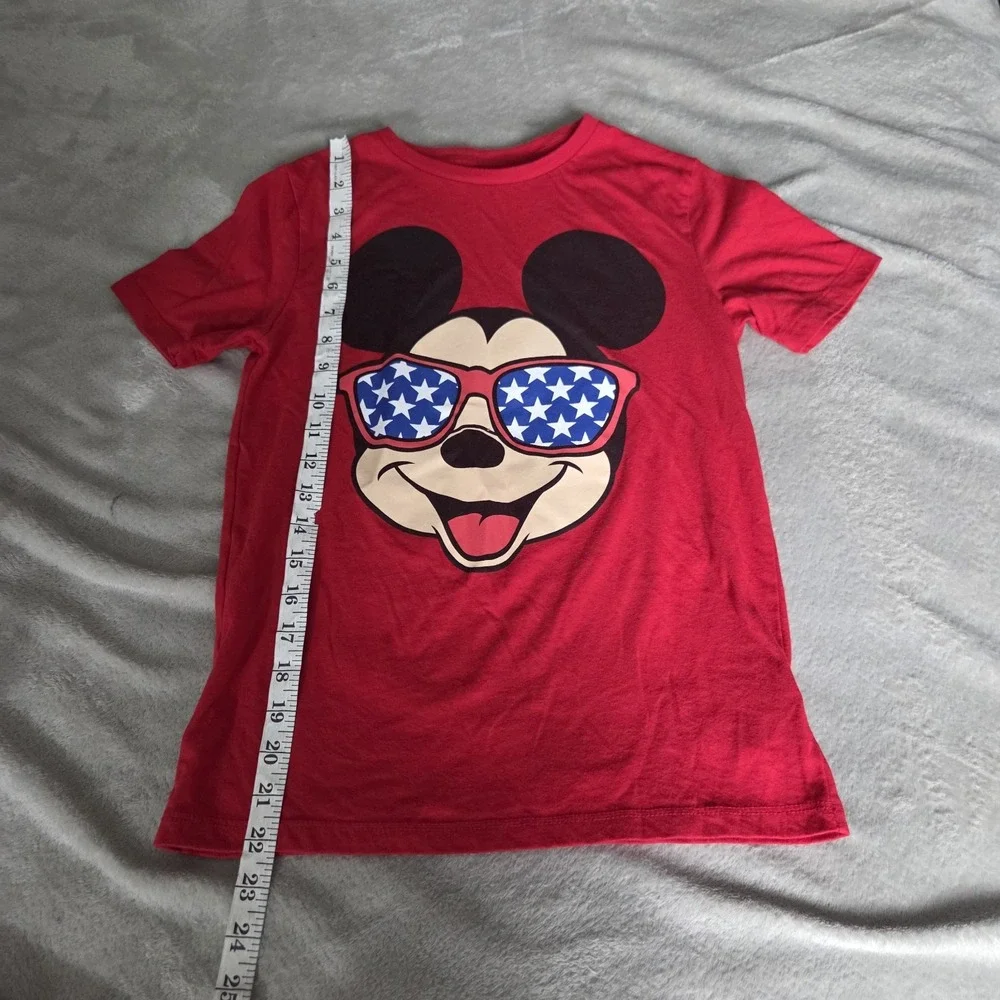 Old Navy Kids Size Large Disney Mikey Mouse Graphic T-shirt Red